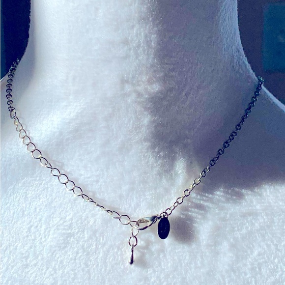 🦏 Rhinestone Dangle Necklace by Cookie Lee - Picture 7 of 9